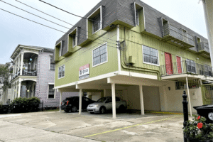 Image of home in Louisiana, impacted by housing crisis being for sale.